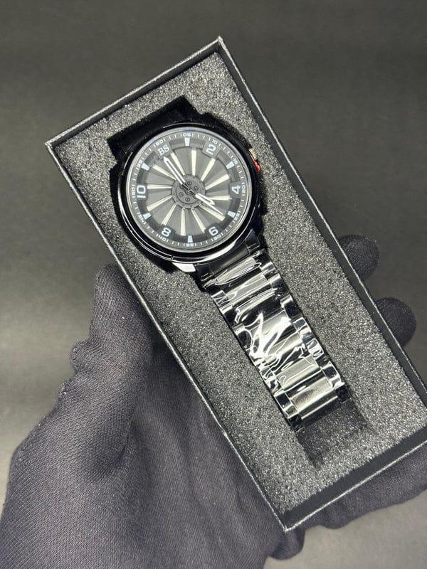 Premium Stainless Steel Spinning Watches Multicolor Dials