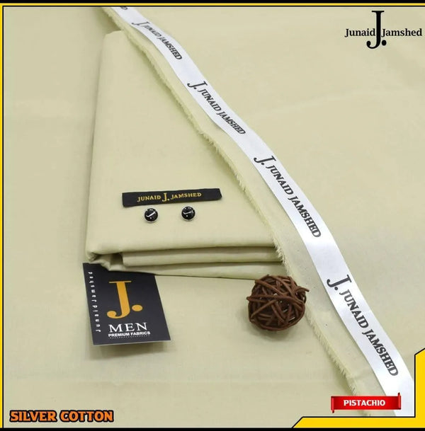 Men's Silver Cotton Suit Pistachio Summer Formal Wear