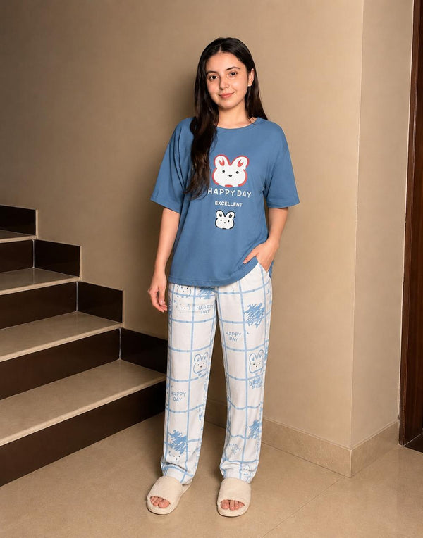 Printed Night Suit – Ladies Stitch Collection With Elegant Designs And Colors