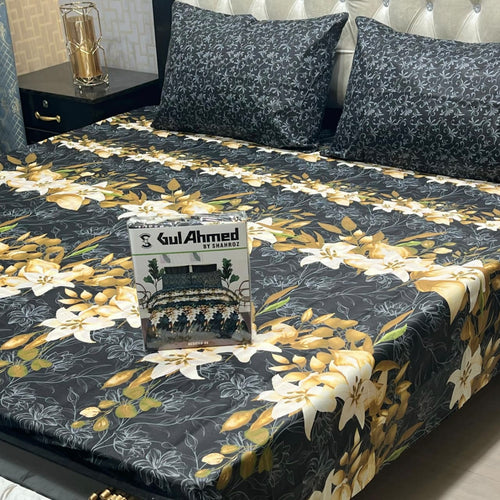 Gul Ahmed Cotton Bedsheets King size