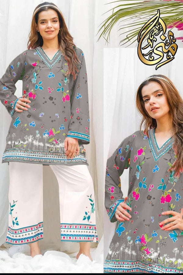 Women's 2Pc Lawn Suit